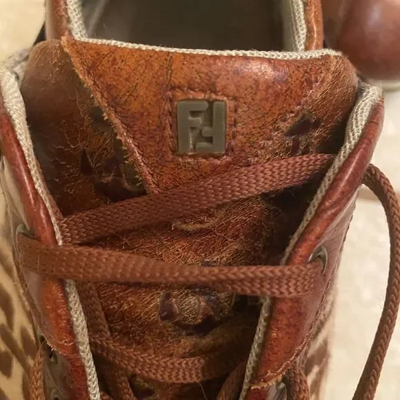 Fendi Men’s Leather Shoes Size 8 1/2 (EU)